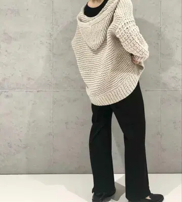 렙심 블랙 하타라쿠 팬츠 오피스 캐주얼 허리밴딩
