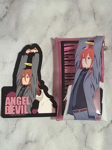 체인소 맨 TSUTAYA 클리어 멀티 케이스 스티커 천사의 악마