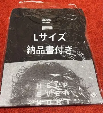 후지이 카제 hehn 얼굴 T셔츠 L사이즈 납품서 포함