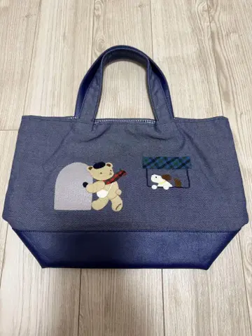 파밀리아 보트형 토트백 블루
