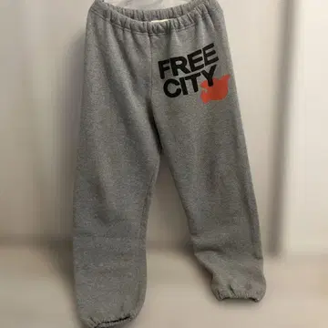 FREE CITY 스웨트 팬츠 M 사이즈 그레이 속기모