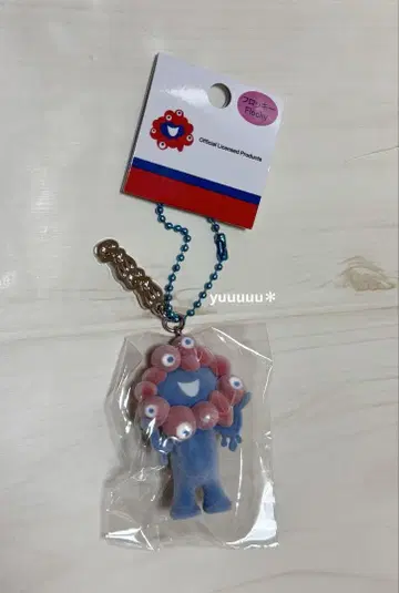 미야쿠미야쿠 플로키 입체 PVC 키링 플레이트 부착 만박 새상품