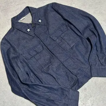 이탈리아군 데님 자켓 밀리터리 자켓 택 없음