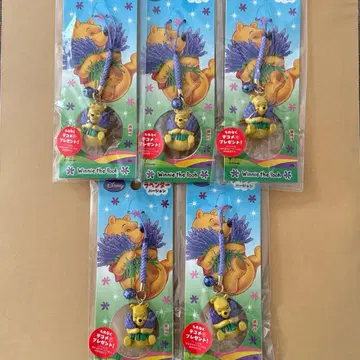 곰돌이 푸 라벤더 스트랩 5개