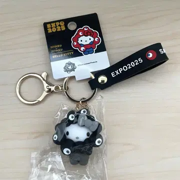 키티 블랙 미야쿠미야쿠 산리오 코스튬 키링 헬로키티 만박 한정판
