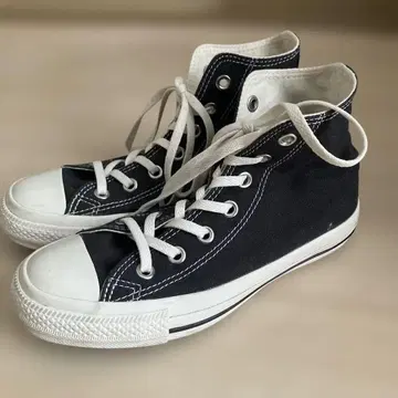 컨버스 하이컷 스니커즈 스모키 블랙 22.5cm