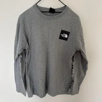 The North Face 그레이 긴팔T셔츠 L사이즈