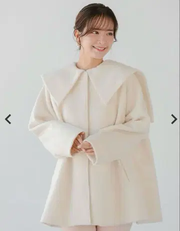 fitmore 빅 컬러 울 라이크 샤기 코트 새상품