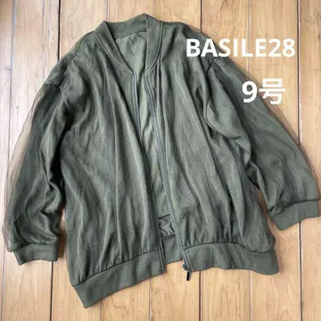 바지레벤토토 BASILE28 카키 튤 블루종 9호 아우터
