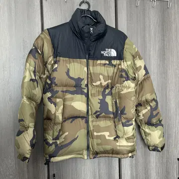 THE NORTH FACE 눕시 카모플라쥬 다운 자켓 M