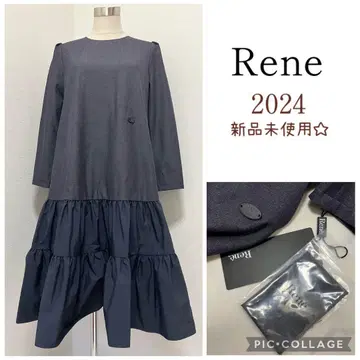 미사용 새상품 Rene 루네 2024 원피스 프릴