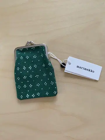 마리메꼬 새상품 Korttikukkaro Muija 가마구치 파우치