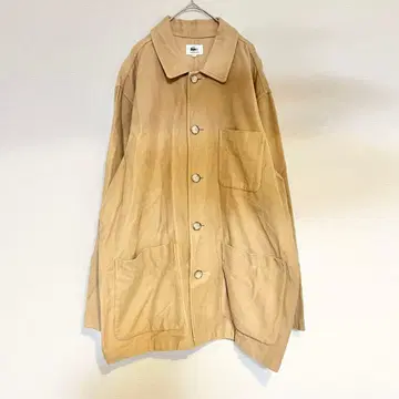[ 새상품급 ] LACOSTE 라코스테 몰스킨 소재 커버올 카멜 5