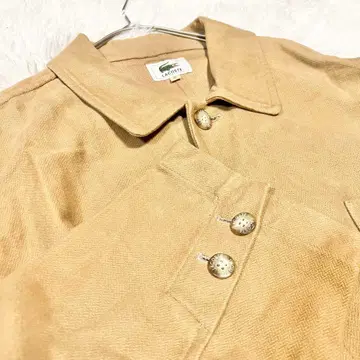 [ 새상품급 ] LACOSTE 라코스테 헤링본 커버올 카멜 5