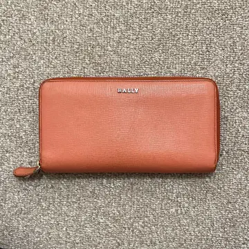BALLY 발리 라운드 지퍼 장지갑 오렌지