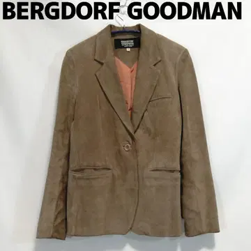 BERGDORF GOODMAN 유니온 메이드 스웨이드 테일러드 자켓