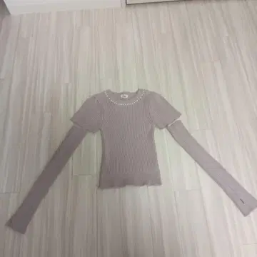 euefyn 연보라 리브 상의