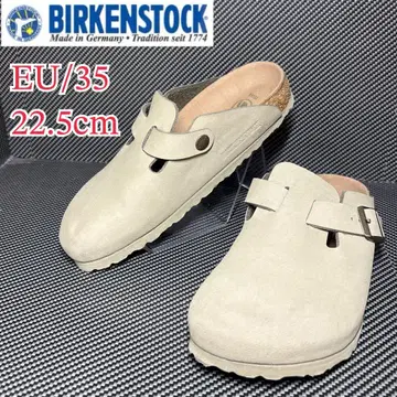 새상품급 버켄스탁 보스턴 비건 카키 EU35/22.5cm