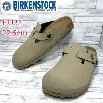 새상품급 버켄스탁 보스턴 비건 카키 EU35/22.5cm