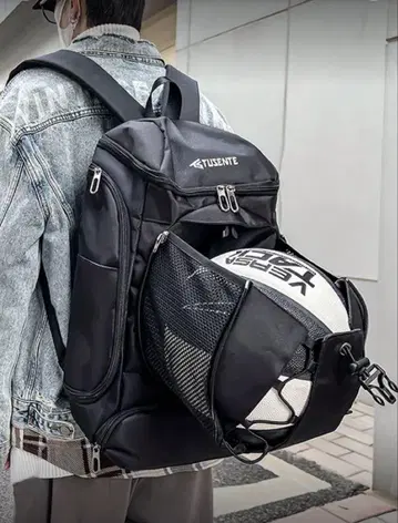 대용량 백팩, 백팩 농구공 수납 블랙