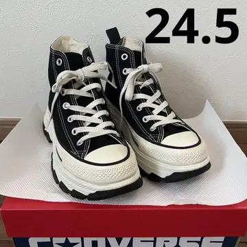 컨버스 올스타 트렉 웨이브 하이 블랙 24.5