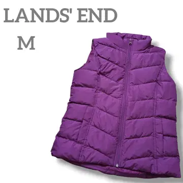 T LANDS' END 여성용 다운 페더 베스트 M