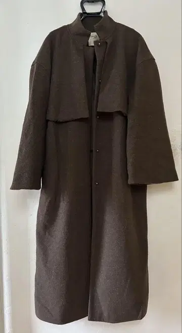 lawgy 브라운 롱 코트