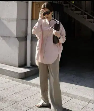 machatt 마차트 엘라스틱 스트레이트 팬츠 모카 size36
