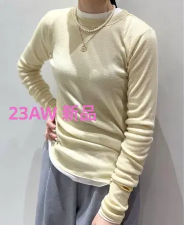 새상품 2023 이에나 워셔블 울 크루넥 풀오버