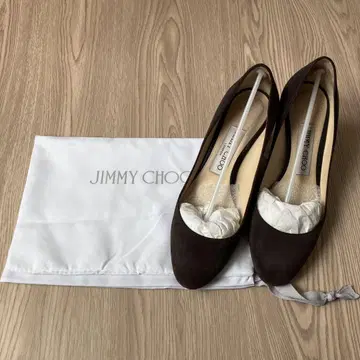 JIMMY CHOO 브라운 펌프스