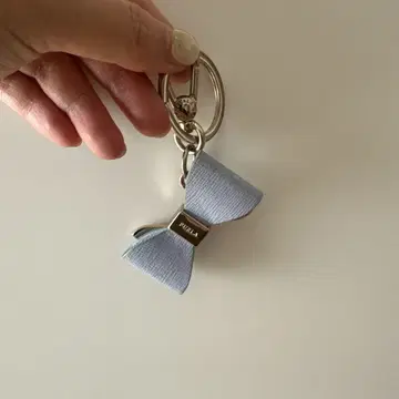 FURLA 리본 참 라이트 블루