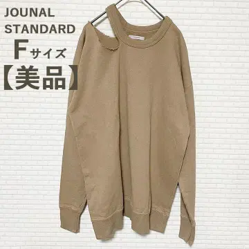 [인기!] 저널 스탠다드 베이지 데미지 상의 F 새상품급