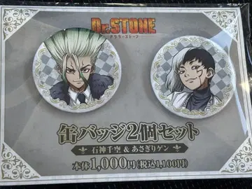 Dr.STONE 캔뱃지 2개 세트