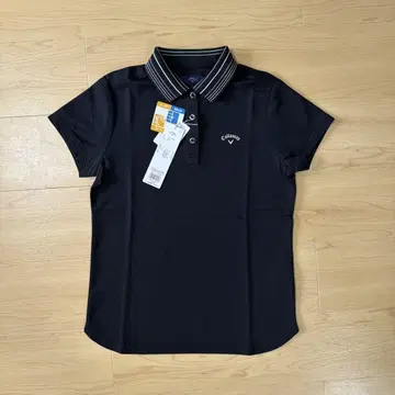 미사용 새상품 Callaway 여성용 골프 셔츠 M 블랙