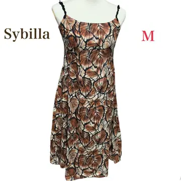 Sybilla 시빌라 롱 원피스 슬리브리스 올 패턴 M 사이즈 드레스