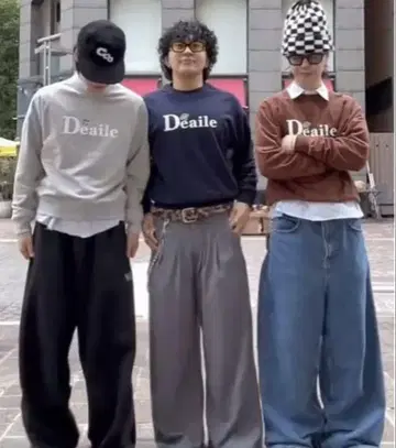 Deaile 맨투맨 네이비 S사이즈
