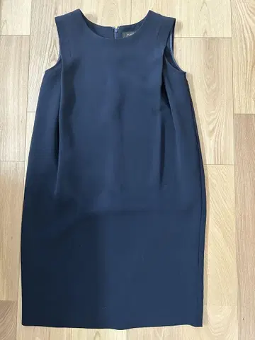 Demi-Luxe BEAMS 슬리브리스 무릎 기장 원피스 36 블랙