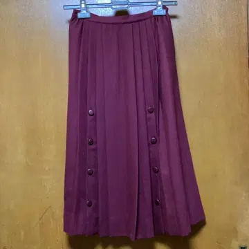 Salvatore Ferragamo 플리츠 스커트 양모 100%