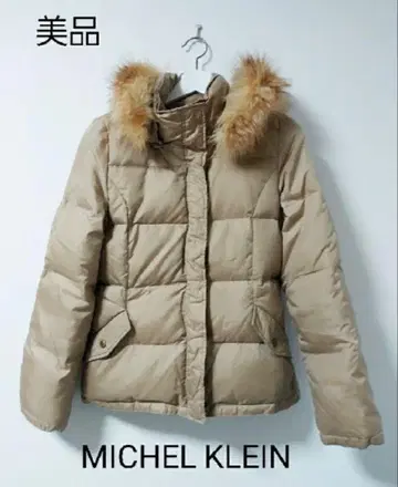새상품급 MICHEL KLEIN 베이지 다운 자켓 38 ( M )