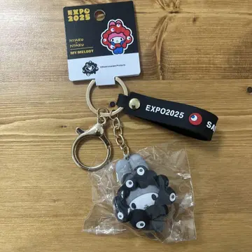 산리오 블랙 미야쿠 키링 만박 한정판 마이멜로디 미야쿠미야쿠 새상품급