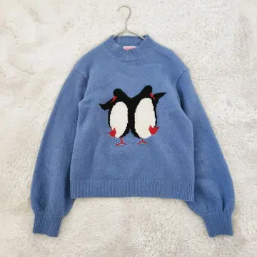 새상품급 kate spade 케이트 스페이드 펭귄 니트 긴팔