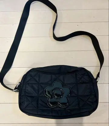 새상품급!! MARY QUANT 숄더백 나일론 블랙