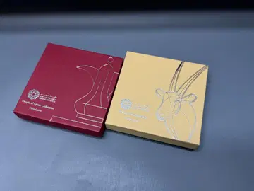 만국박람회 카타르관 핀 배지 세트 2종 세트
