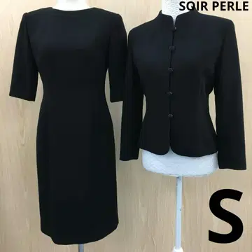 SOIR PERLE 블랙 포멀 원피스 수트 F1009B16