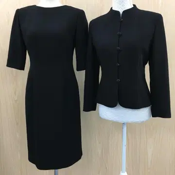 SOIR PERLE 블랙 포멀 원피스 수트 F1009B16