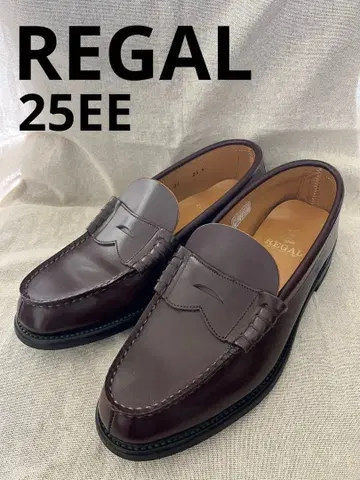 [REGAL] 코인 로퍼 25EE 브라운