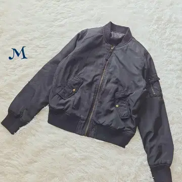 [ 빈티지 ] MA-1 점퍼 블루종 밀리터리 M 캐주얼 블랙