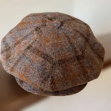 Harris Tweed&THEH.W.DOG&CO 체크 헌팅 캡 38