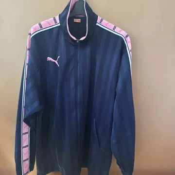 새상품급 PUMA 푸마 저지 상의 핑크 사이드 라인