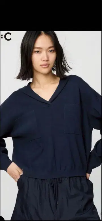 UNIQLO 릴랙스 후디드 스웨터
